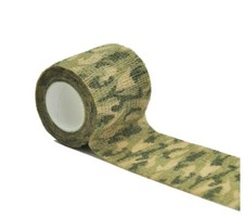 Accessori Softair Nastro mimetico adesivo 4,5cm x 5mt Grass green camouflage