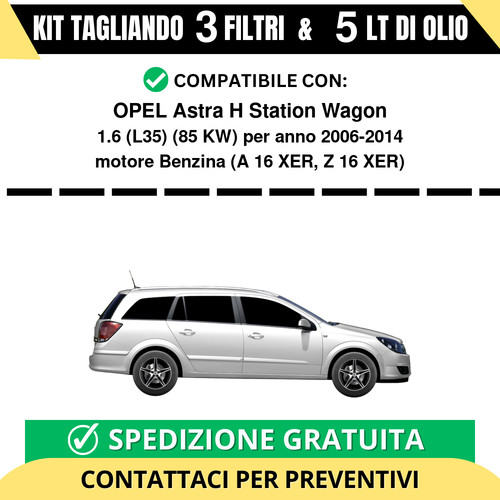 Tagliando per opel - opel, astra