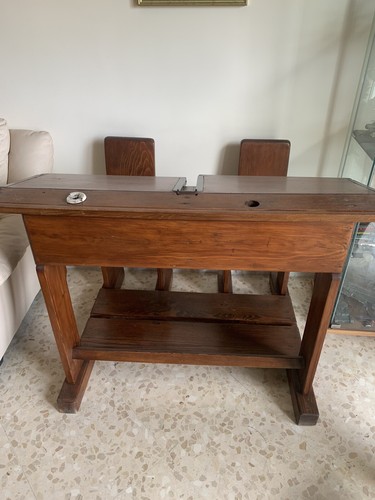 Banco scuola vintage - banco,