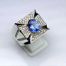 Anello uomo aaa - uomo, tanzanite