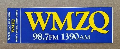 Wmzq raro adesivo - fm,