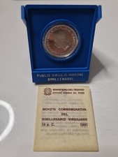 MONETA  DA COLLEZIONE COMMEMORATIVA BIMILLENARIO PUBLIO VIRGILIO MARONE 1981 FdC