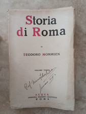 MOMMSEN - STORIA DI ROMA VOLUME 3 III TERZO - ED: AEQUA ROMA (TE)