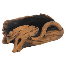  Decorative Artificial Wood Trunk Succulent Pot - Imitation Root Stake Holder