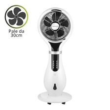 Ventilatore Kasanova 3 funzioni antizanzare, umidificatore e ioni bianco