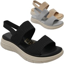 Sandali donna zeppa cinturino