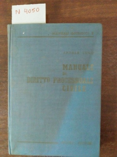 Manuale diritto processuale - diritto,