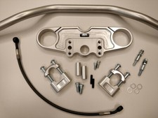 Kit Manubrio ABM Superbike Kawasaki ZX-7 R/RR (ZX750N) | 95-ff | Argento