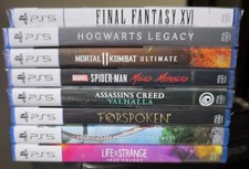 LOTTO GIOCHI PS5 - AC Valhalla - Forspoken - MK11 - Hogwarts - Horizon - FFXVI