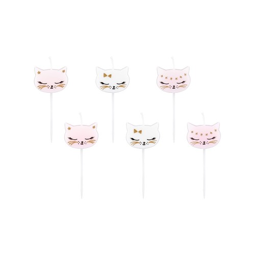 Candeline torta gattini con - candeline,