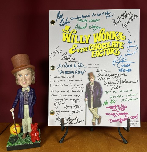 Scritta firmata willy wonka - firmata, &