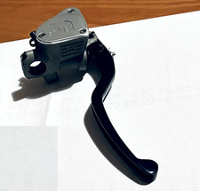 Pompa freno radiale Accossato con vaschetta 16x16 leva lunga nera 