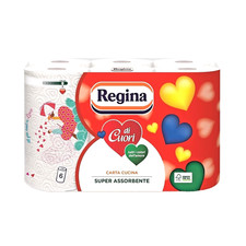 Scottex Regina di Cuori Carta Cucina | Confezione da 30 Rotoli a 2 veli 50 fogli