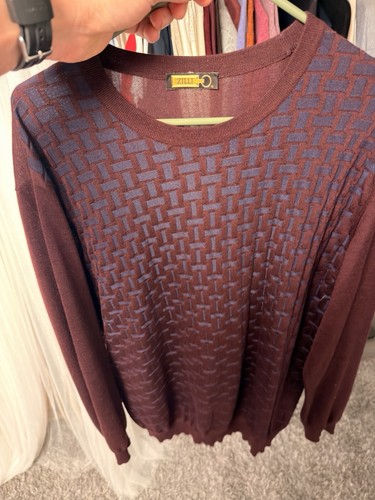 Zilli sweater size retail - size, 56.