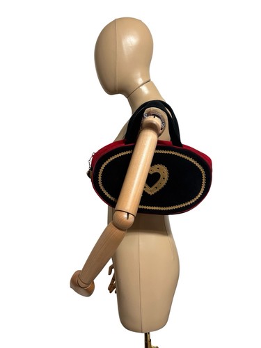 Vtg moschino black - vtg, suede