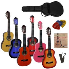 Chitarra/Chitarra per Bambini 1/4-Jugend-Set-con Custodia, Nastro/Cintura, Corde, 3xPlettri!n