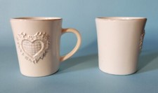 n. 2 Tazze mug cuore Ceramica