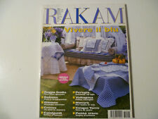 RAKAM GIUGNO 2003 + 1 FOGLIO DECALCABILI IDEE RICAMO PUNTO CROCE BABY IDEE CASA