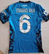 MAGLIA EA7 NAPOLI MARIO RUI LIMITED EDITION 2022 HALLOWEEN MATCH WORN SIGNED COA