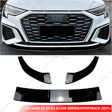 Paraurti Anteriore Spoiler Labbro Per Audi S3 8Y A3 S-Line Berlina Sportback 21+