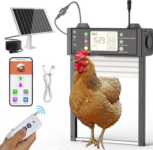 Porta automatica per - , pollaio