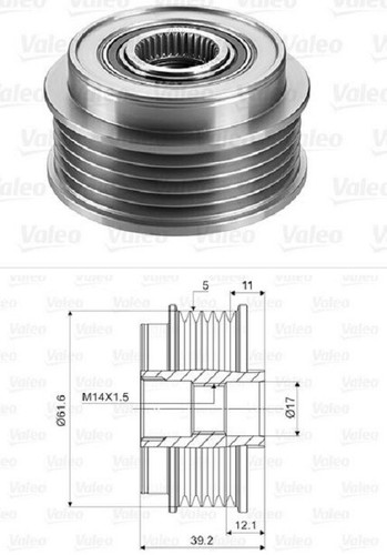 432049 puleggia alternatore - 432049,