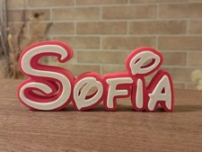 Nome 3D Personalizzato Sofia