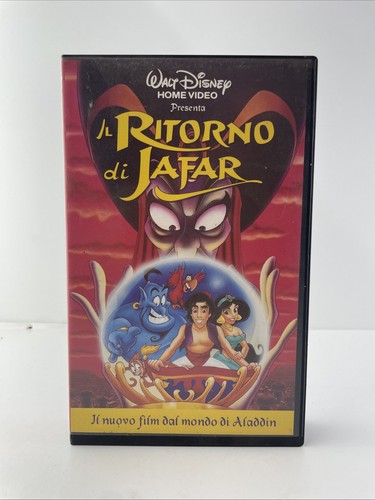 Vhs ritorno jafar 1995 - vhs,