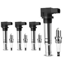 4 Bobina + 4x Candela per VW