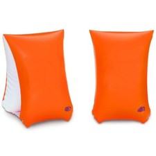 Coppia di Braccioli Gonfiabili Arancione (23x15cm) o (30x15cm) per Mare Piscina