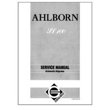 GEM AHLBORN SL-100 Service manual repair Schematic diagram Schaltplan Schema PDF
