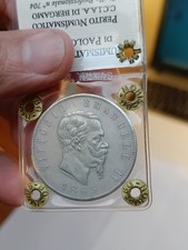 VITTORIO EMANUELE II 5 LIRE