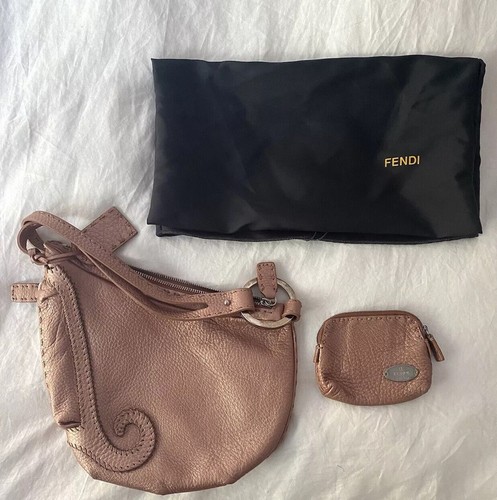 Borsa ostrica vintage fendi - ostrica,