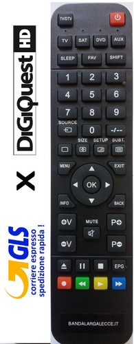 Telecomando per digiquest - per,