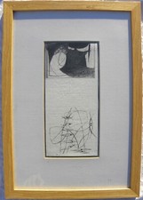 Enrico DELLA TORRE (Pizzighettone 1931-Teglio 2022) COMPOSIZIONE Disegno 27x12