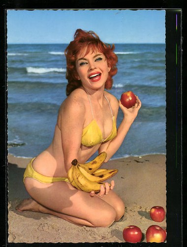 Cartolina donna - , in