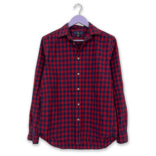 Camicia Ralph Lauren a quadri rossi e blu - Taglia S/M uomo