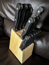 Set 14 Coltelli In Acciaio