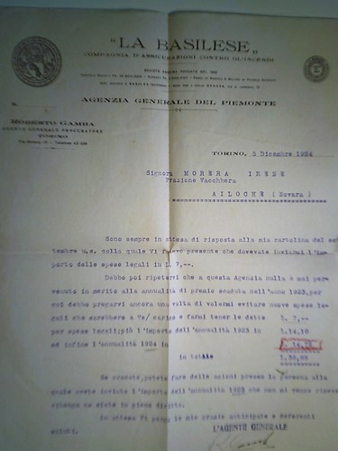 Lettera basilese ag - lettera,