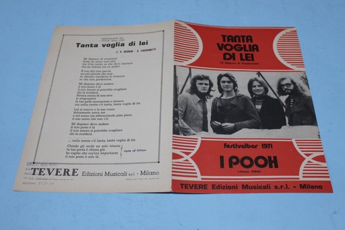 Spartito musicale pooh tanta - musicale,