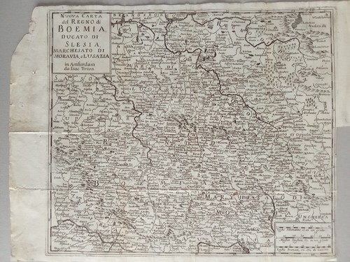 Mappa antica thomas salmon - mappa,
