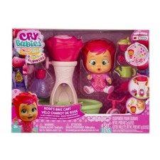 Imc Toys Cry Babies Playset La Bici Carretto di Rose dai 3 anni + Idea Regalo
