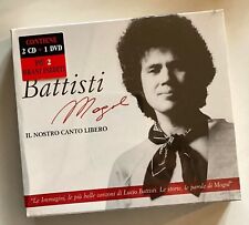 LUCIO BATTISTI MOGOL "IL NOSTRO CANTO LIBERO" RARO BOX 2 CD + 1 DVD + INEDITI