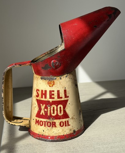 Vintage shell 100 motor oil - x-100,