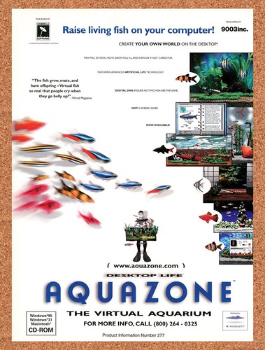 Acquario virtuale aquazone - virtuale,