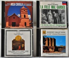 AUDIOPHILE-TAS CLASSIC 4CD Misa Criolla-Messiah-Le Cid Ballet-La Fille Mal Garde