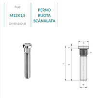 S107 COLONNETTA MOZZO OEM M12