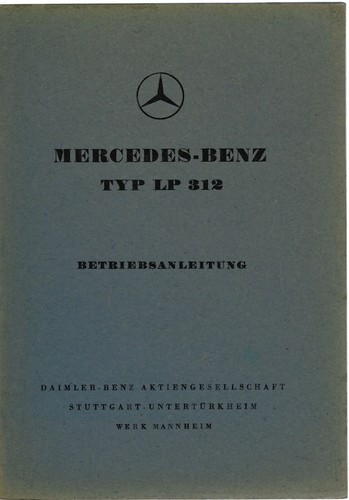 Camion mercedes tipo 312 - mercedes,