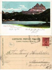 CPA AK Lago di MISURINA colle