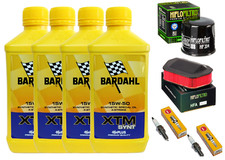 KIT/TAGLIANDO YAMAHA XVS 950 4L BARDAHL XTM SYNT  15W50 FILTRO OLIO ARIA CANDELE